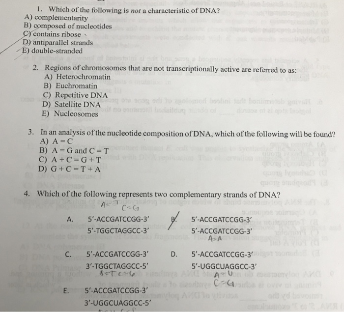 Solved 1. Which Of The Following Is Not A Characteristic Of | Chegg.com