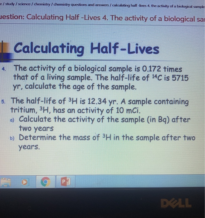 half life science