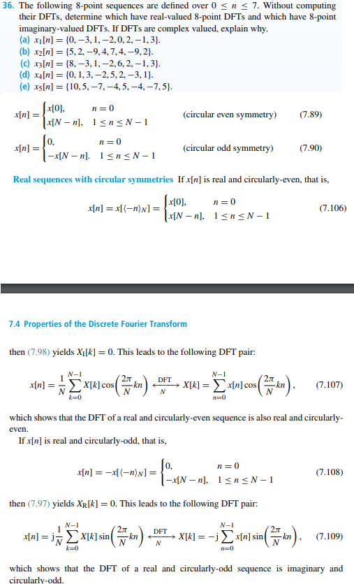 Solved Applied Digital Signal Processing Manolakis Ch 7