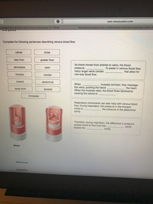 solved-complete-the-following-sentences-describing-venous-chegg