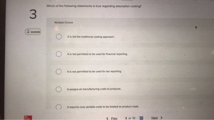 Solved Which Of The Following Statements Is True Regardin