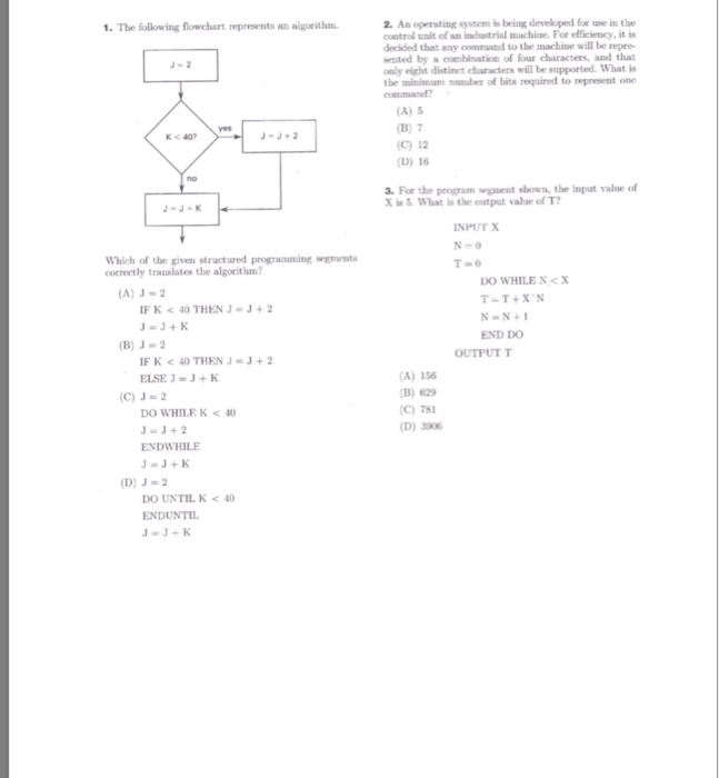 Solved 2 An Operating System Is Being Developed For Use Chegg Com