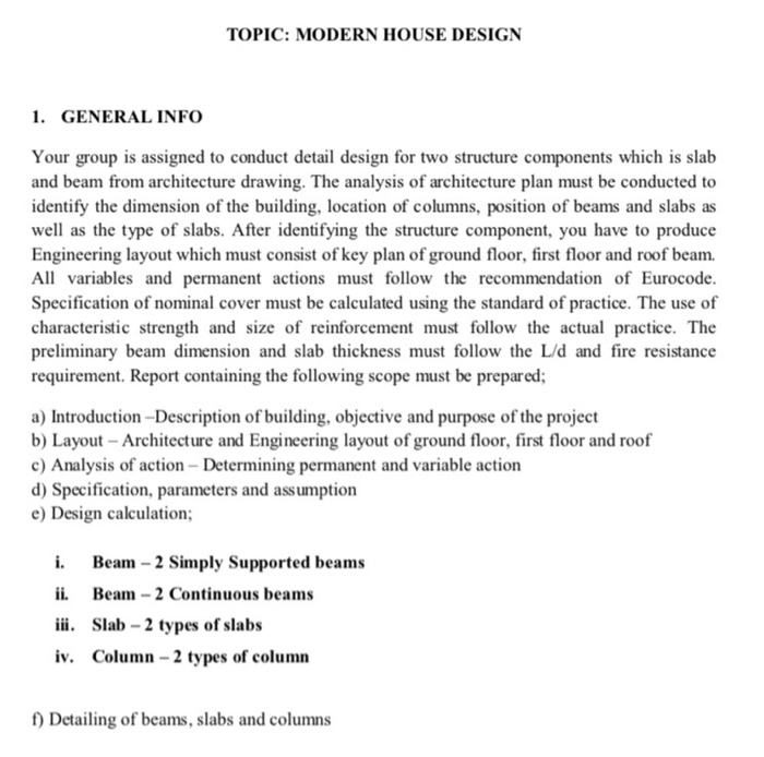 Topic Modern House Design 1 General Info Your Gr