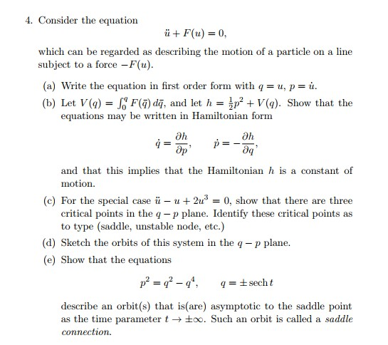 Note For Sketching Trajectories Etc In The Plane Chegg Com