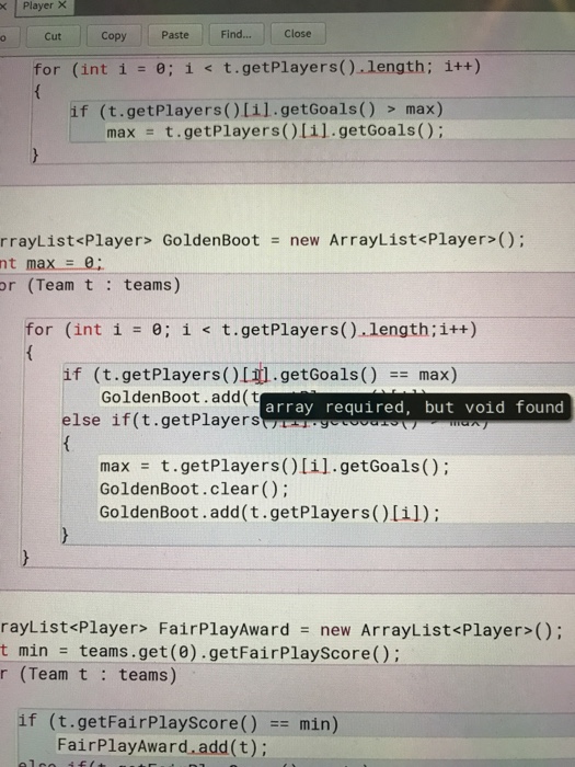 Solved Java The Error Appears In Game Class How To Writ Chegg Com