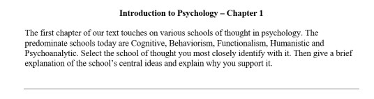 humanistic school of thought in psychology