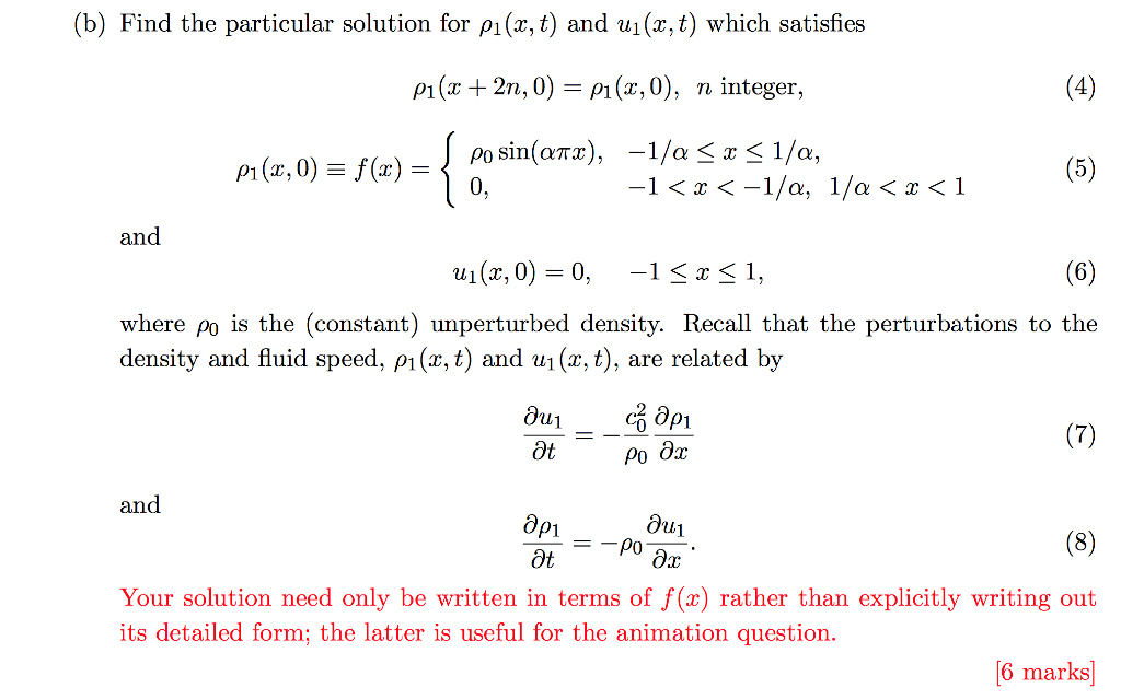 Solved 1 The D Alembert Solution To The Wave Equation A Chegg Com