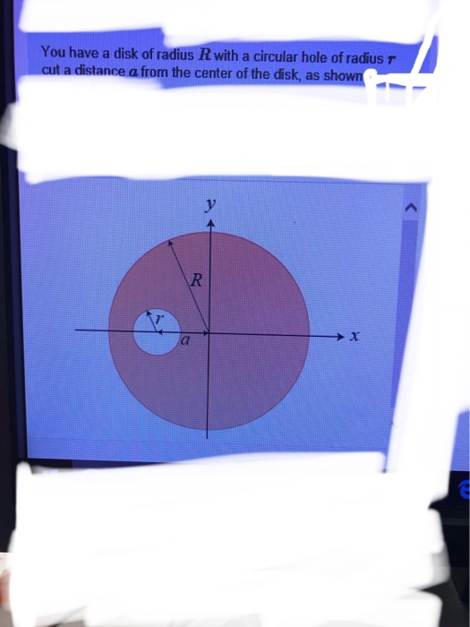 Solved Center Of Mass Hint You Can Think Of Cutting The