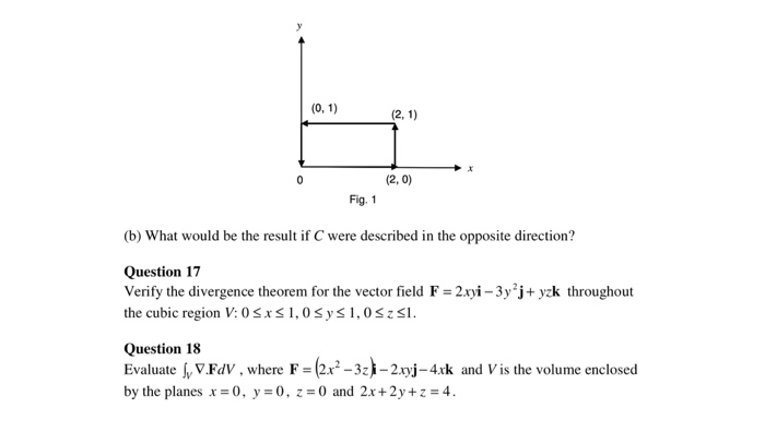 Solved Vectors Problems Iv Question1 Question2 Fon A T Chegg Com