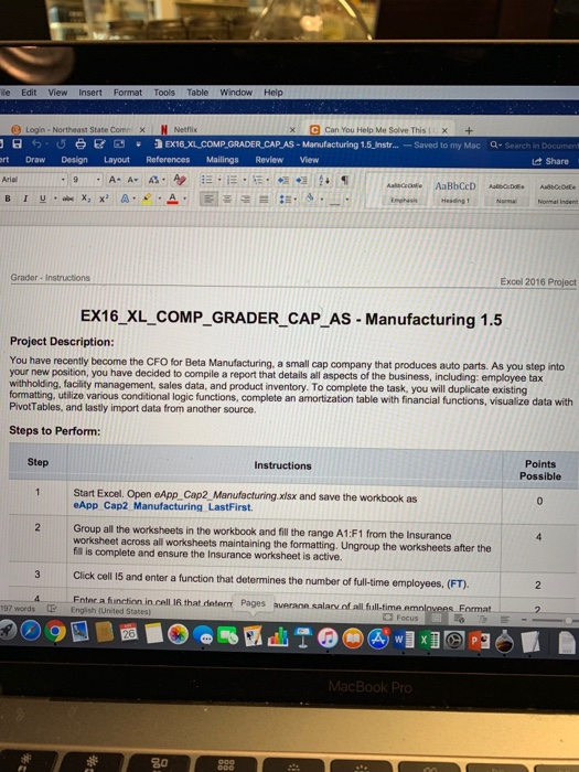 Le Edit View Insert Format Tools Table Window Help Chegg Com