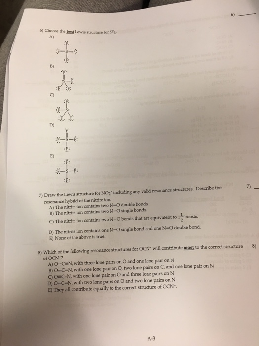 lewis dot structure for sf4