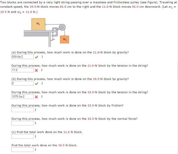 Two Blocks Are Connected A Very Light String Chegg 