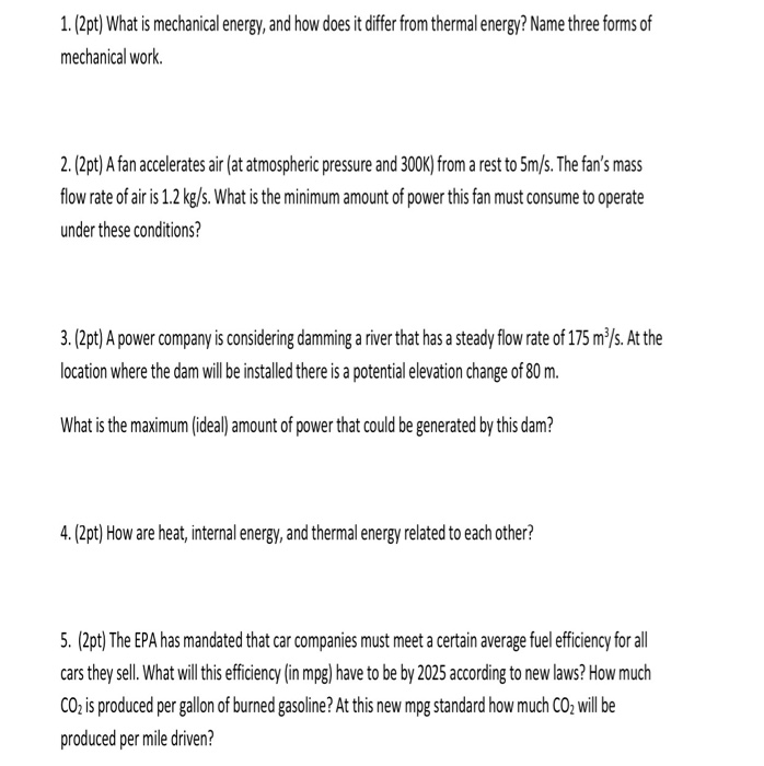 What Is Mechanical Energy And How Does It Differ Chegg Com