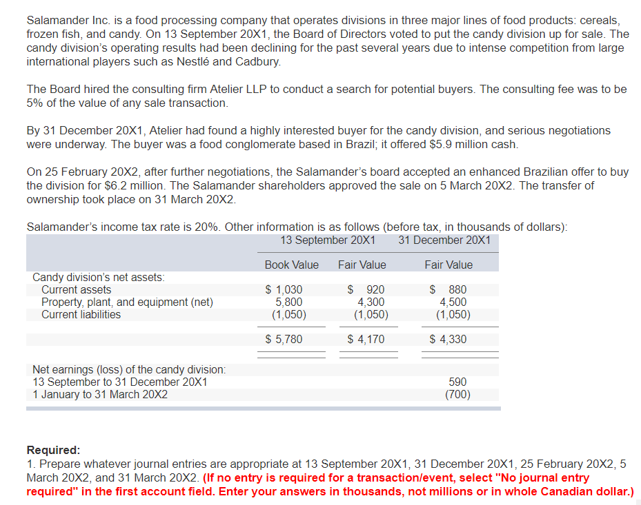 Solved A major food manufacturer is concerned that the sales