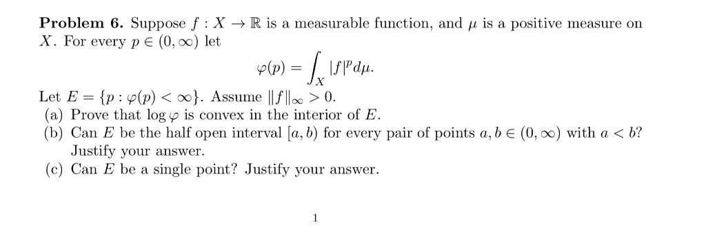 Problem 6 Suppose F X R Is A Measurable Chegg Com