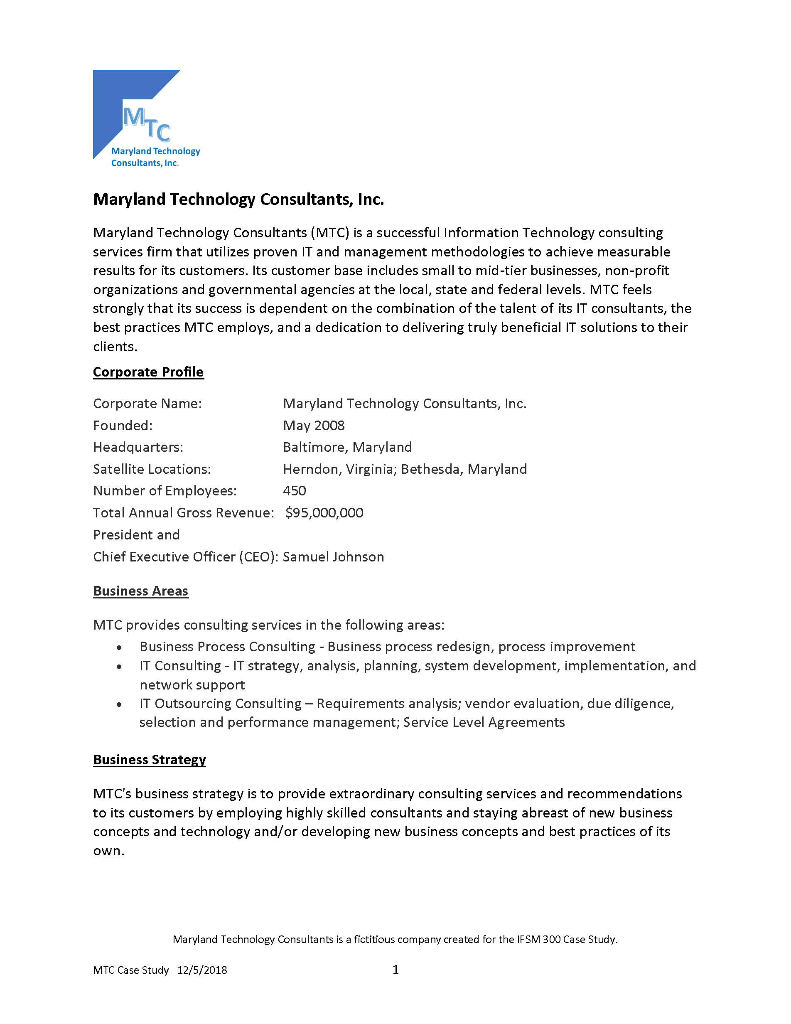 Ifsm 300 cic case study picture