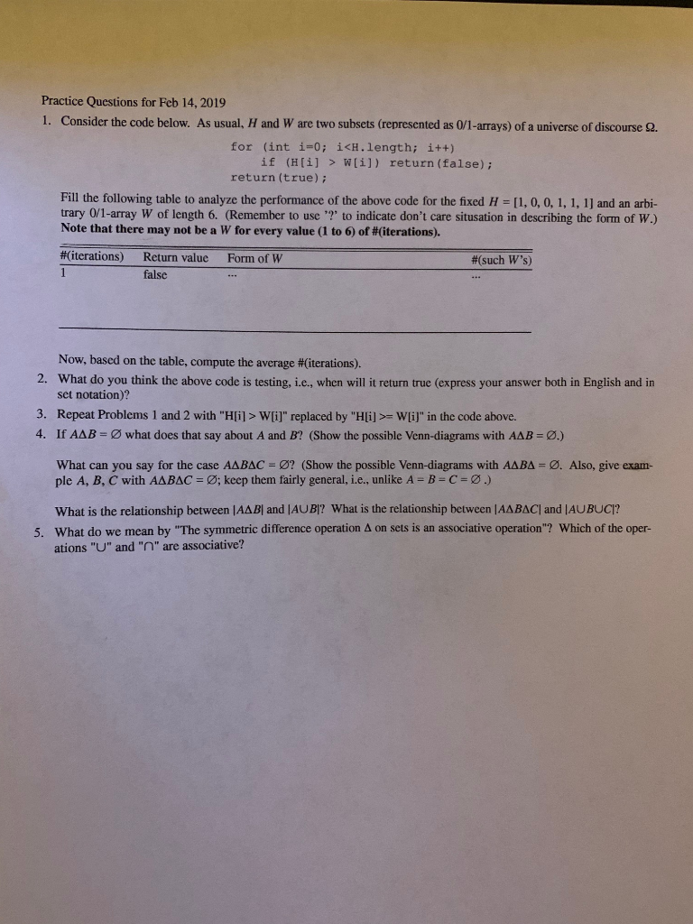 1. ... Consider Practice For Th Feb Questions 2019 14,