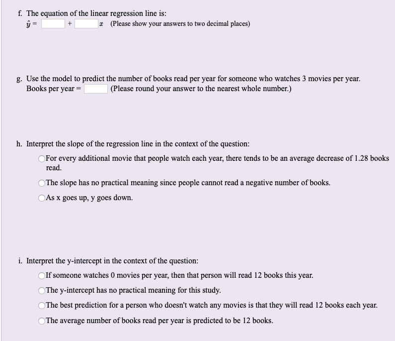 Solved A Study Was Done To Look At The Relationship Between Chegg Com