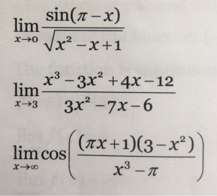 Lim 7x. Lim 3x-5 2x/ x 2-4. Lim x 0. Lim sin√x^2+1- sin √x^2-1. Lim sin x/x.