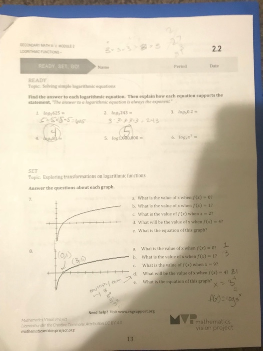 Solved 2 2 Ready Set Go Name Date Ready Find The Answer To Chegg Com