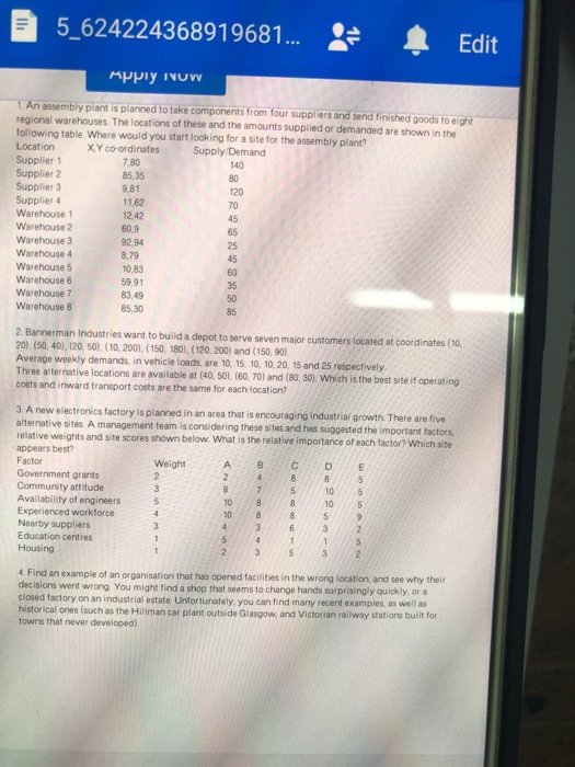 Solved Find An Example Of An Organisation That Has Opened Chegg Com