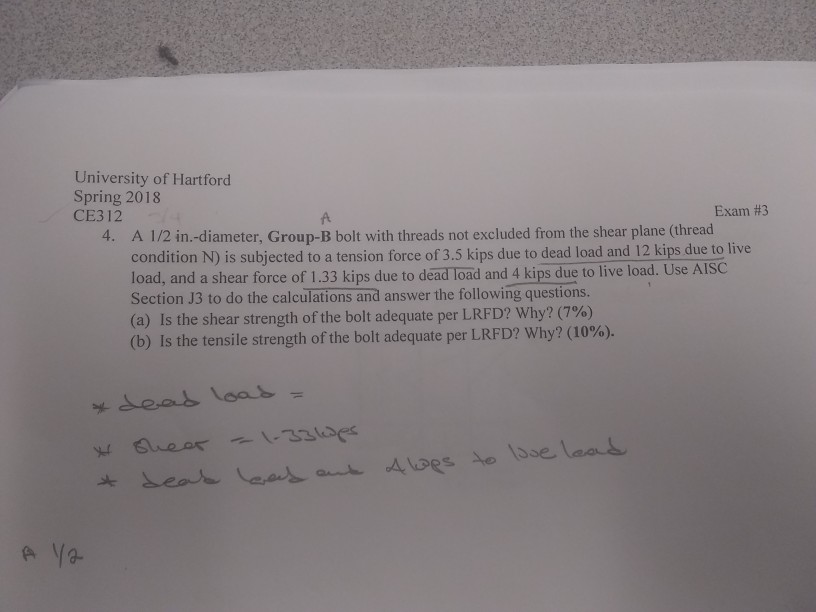 2018 12 Spring СЕЗ Solved: Exam #3 ... University Of Hartford