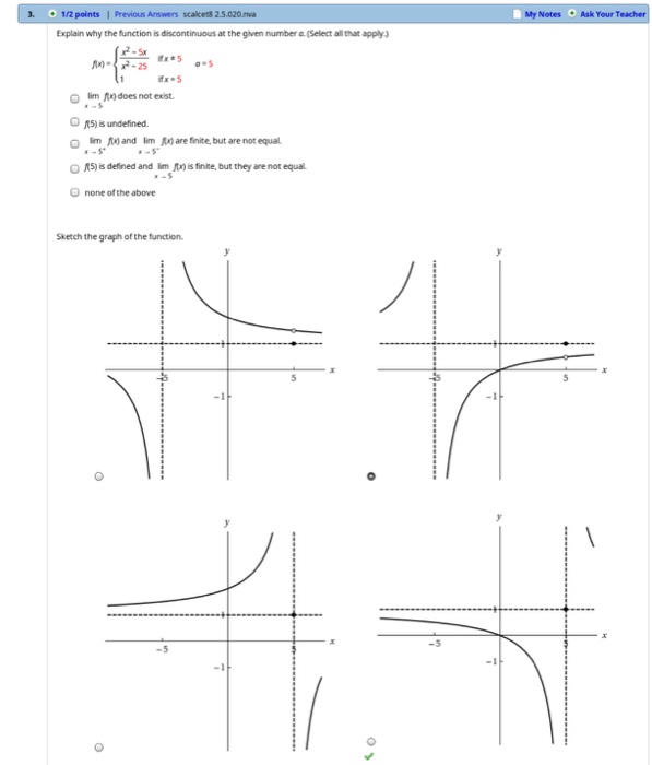 number 1 explain At Is G Function Solved: Discontinuous Explain The Why The