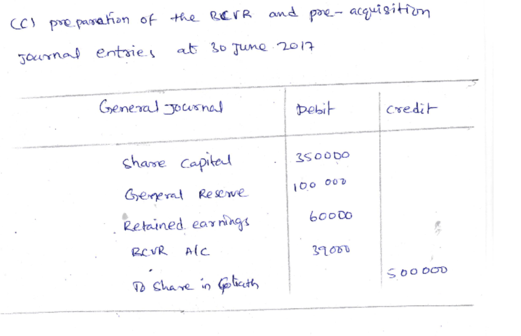 How did they get the pre-acquisition journal? What | Chegg.com