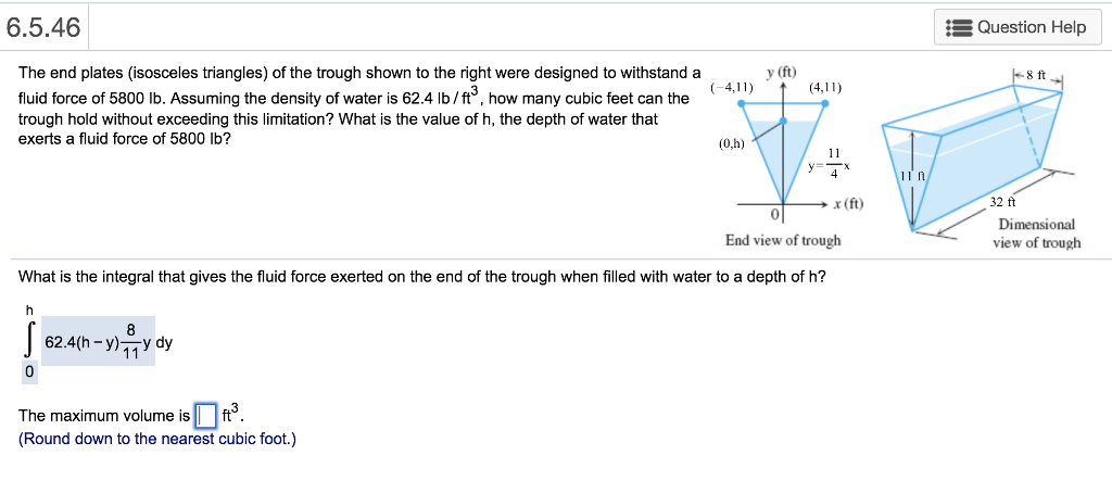 6 5 46 Question Help The End Plates Isosceles Chegg Com