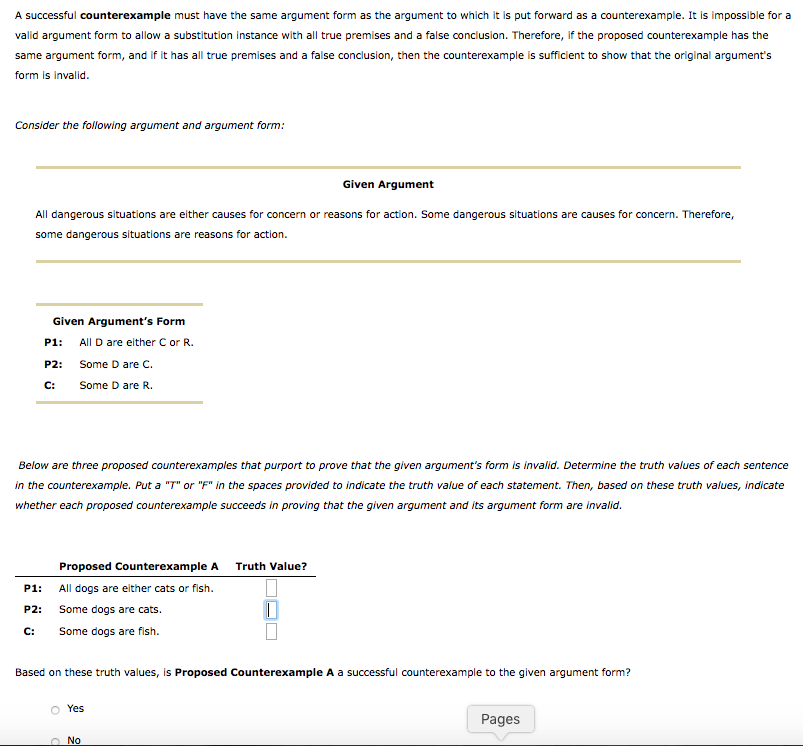 Solved A Successful Counterexample Must Have The Same Chegg Com