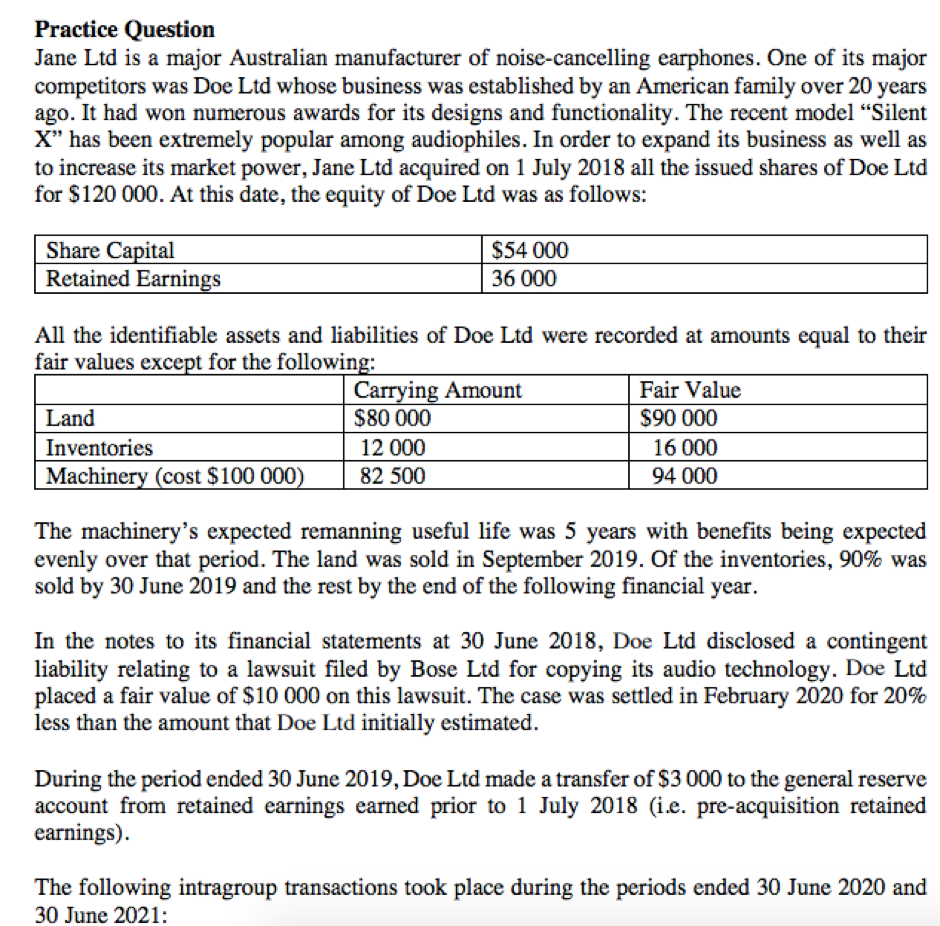 Worksheets Consolidation Worksheet 1 prepare the consolidation worksheet entries for chegg com practice question jane ltd is a major australian manufacturer of noise cancelling earphones one worksh