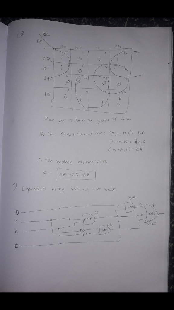 DC 10 O I /s (1,10% s): Geg The boolean exp rers apieroon using ANDOR) r,oT Gale AND C8 OR salz PND Do