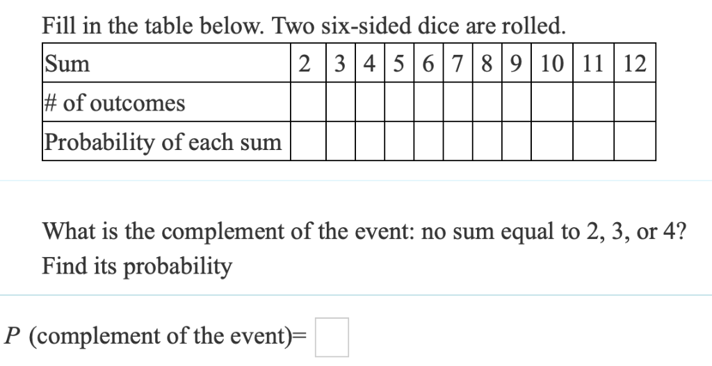 Consequences - Probability Dice