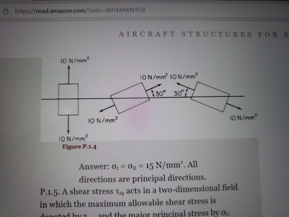 Solved] Principal stresses at a point are 80 N/mm2 and 40 N/mm2, bot