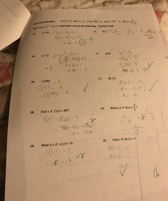 Solved The Functions 8x 4 G X 4x H And J X X 3x 1 Chegg Com