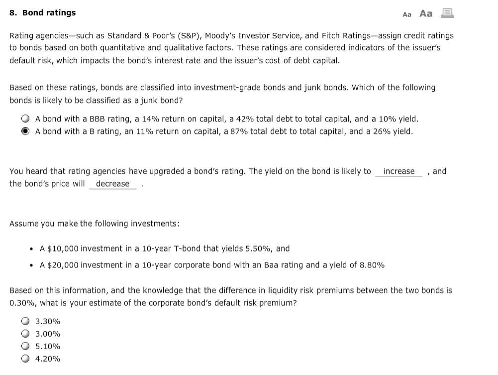 How Are Bonds Rated?