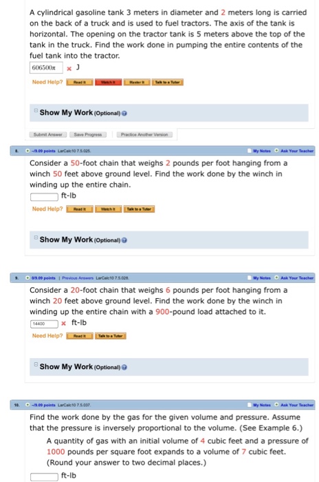 Solved A Cylindrical Gasoline Tank 3 Meters In Diameter And Chegg Com
