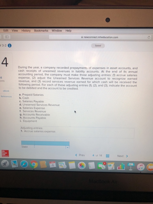 Edit View History Bookmarks Window Help 3 2 6 Saved 4 Chegg 