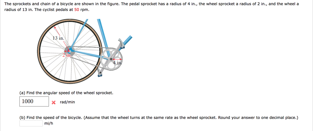 wheel & sprocket hours