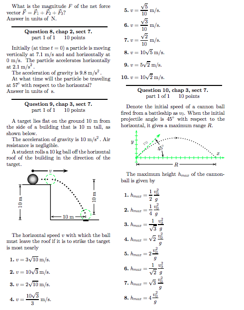 Solved What Is The Vector F F1 2 F Answer In Units Of Chegg Com