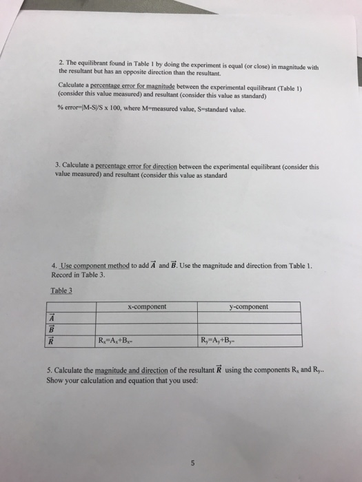 Force table lab answers picture