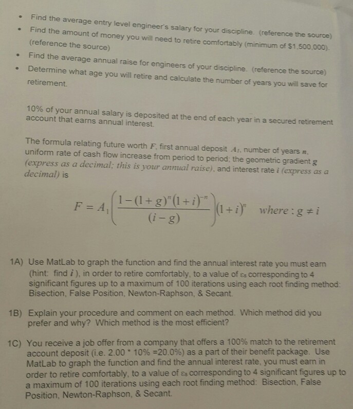 Find The Average Entry Level Engineer S Salary F Chegg Com
