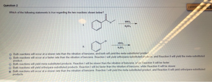 Solved Question 2 Which Of The Following Statements Is Tr