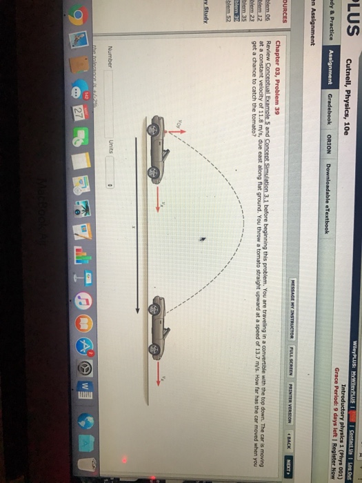Solved Lus Cutnel Physics 10e Left I Register Now Nment