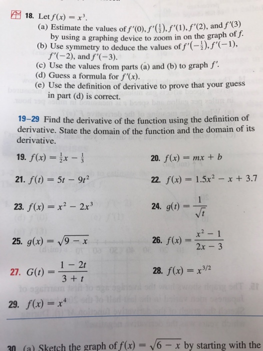 Solved 18 Letf X A Stimate The Values Of F O R 3 Chegg Com