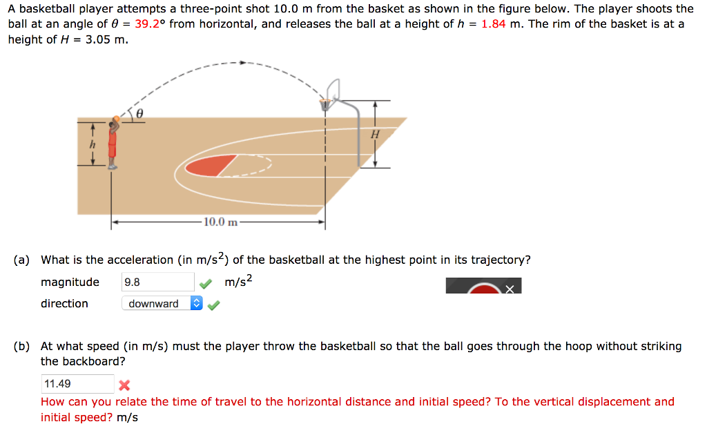 Solved: A Basketball Player Attempts A Three-point Shot 10... | Chegg.com
