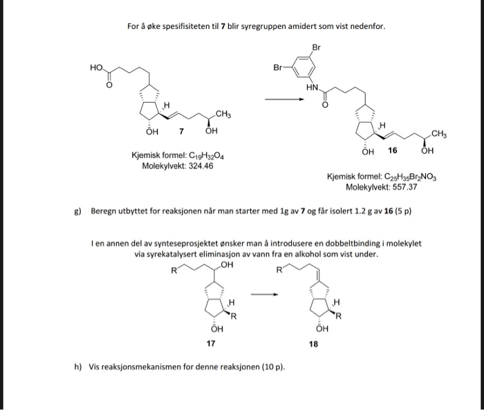 G Show The Reaction Mechanism For The Formation Of Chegg Com