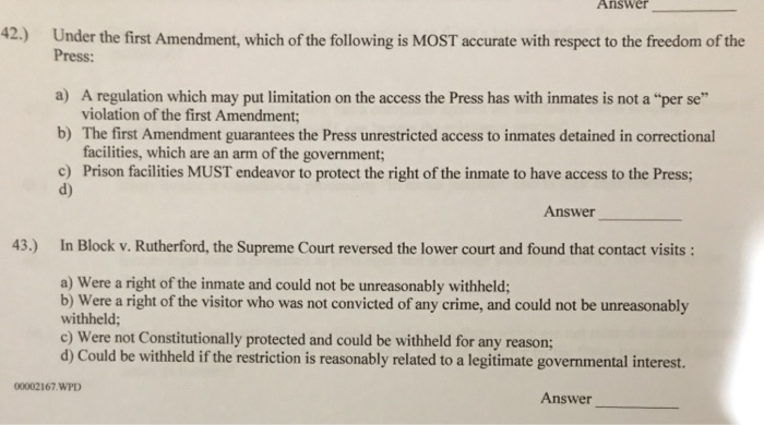Under The First Amendment Which Of The Following Is Most Accurate Under The First Amendment Which Of The Following Is Most Accurate