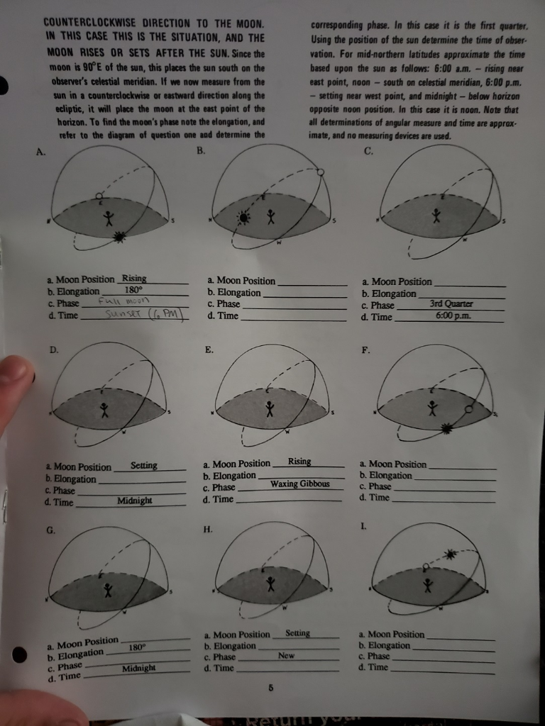 I Need Help With Some Astronomy Lab I Can T Figure Chegg 