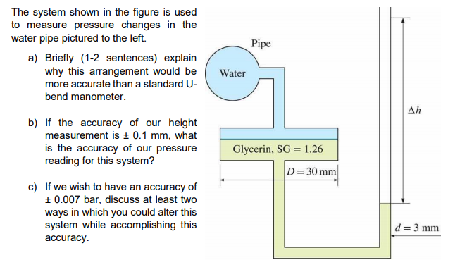 it reads a more precise pressure measurement